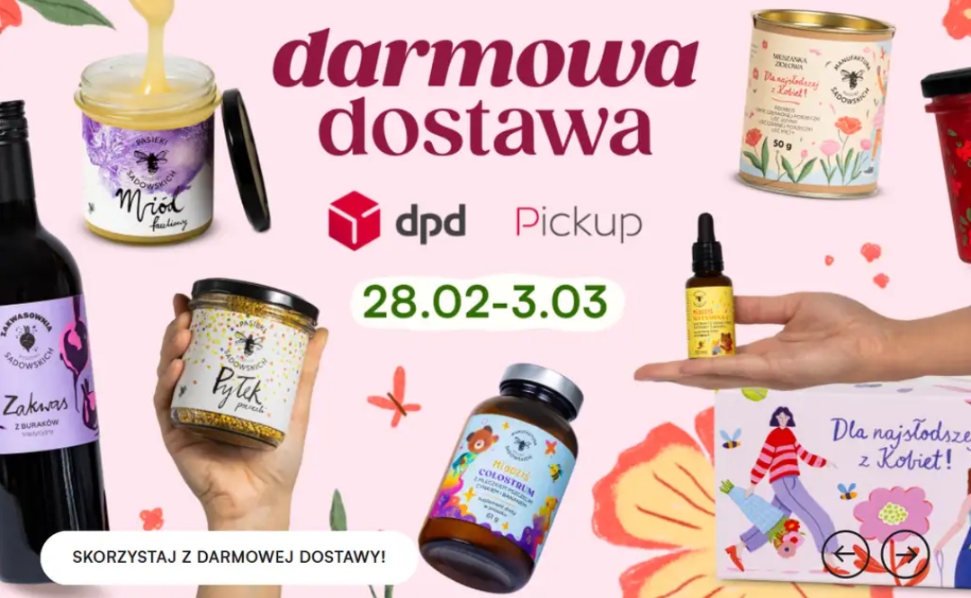 Pasieka Sadowskich - darmowa dostawa!