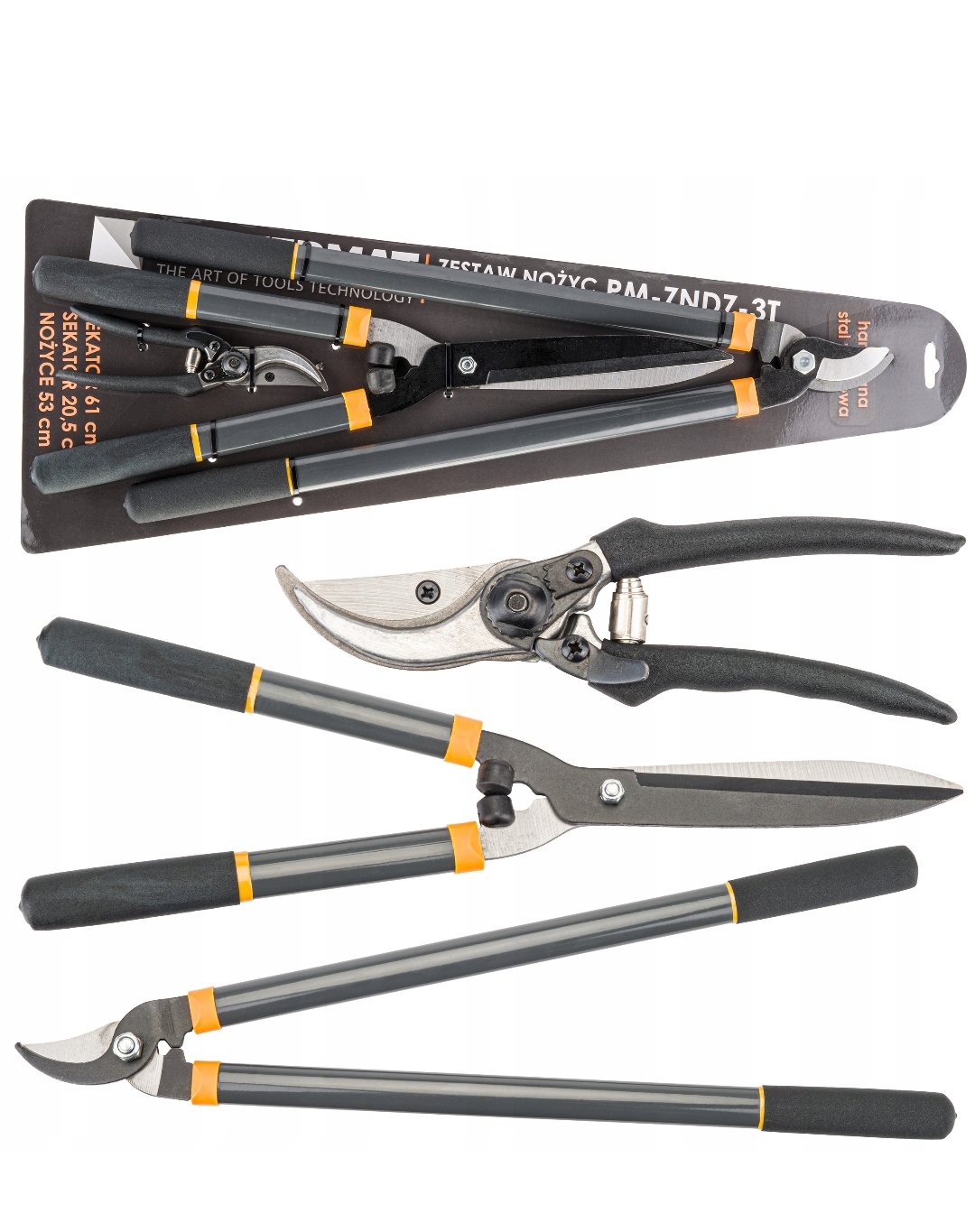 ZESTAW SEKATORÓW I NOŻYC POWERMAT 3 SZTUKI