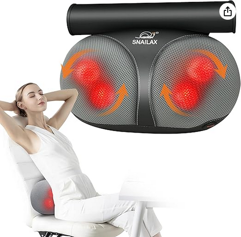 Snailax Shiatsu Poduszka do masażu na szyję Amazon