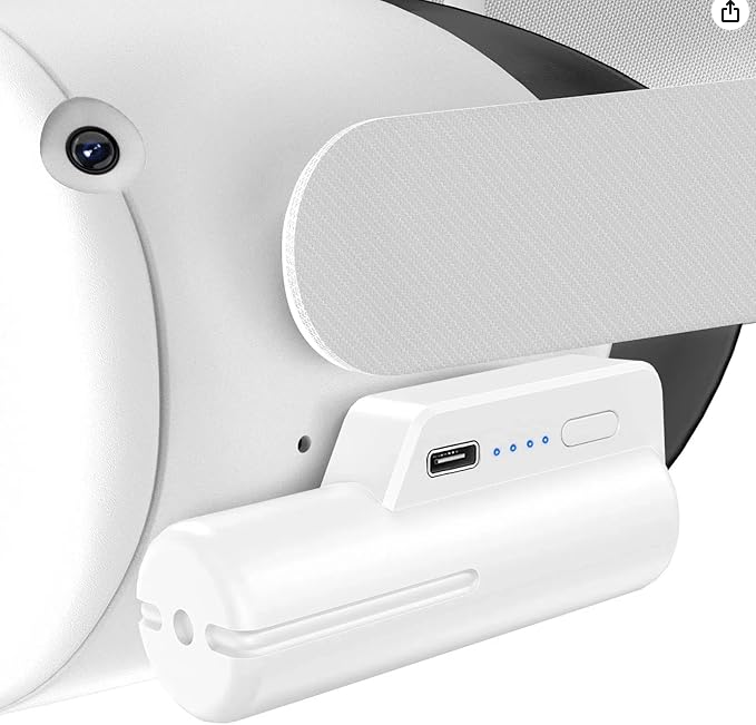 Akumulator 5000 mAh do Meta Quest 2 i paska Elite, akcesoria do zestawów słuchawkowych VR Amazon