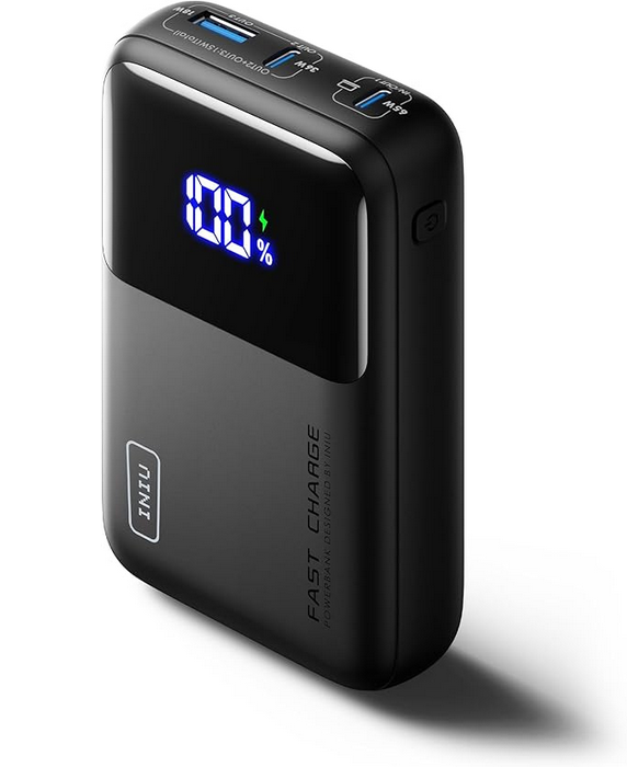 INIU Power Bank, 65 W, 20000 mAh, powerbank, USB-C Input&Output amazon