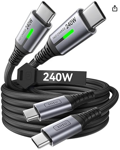 INIU Kabel USB C na USB C 240W [2M, 2 Sztuki] Amazon