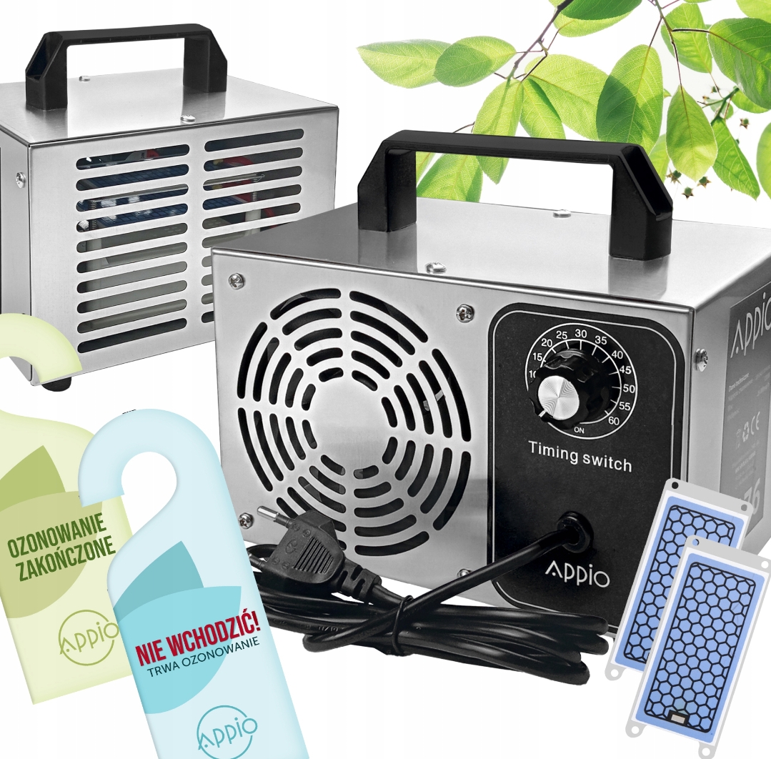 MOCNY GENERATOR OZONU Ozonator Oczyszczacz do Powietrza SAMOCHODOWY
