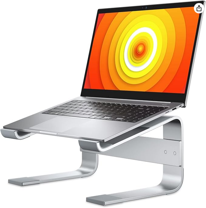 Soqool Stojak aluminiowy na laptopa o przekątnej ekranu 10-17 cali Amazon