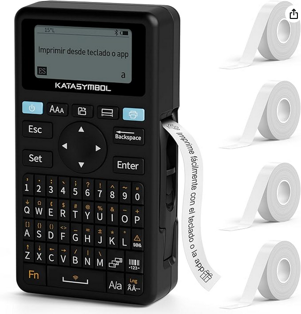 SUPVAN E11 przenośna drukarka etykiet + 4 rolki Amazon