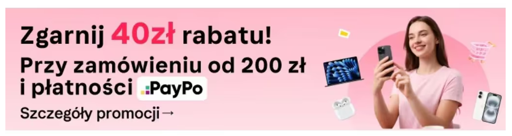 PayPo - zniżka 40zł na zakupy w Aliexpress przy zamówieniu za min 200zł