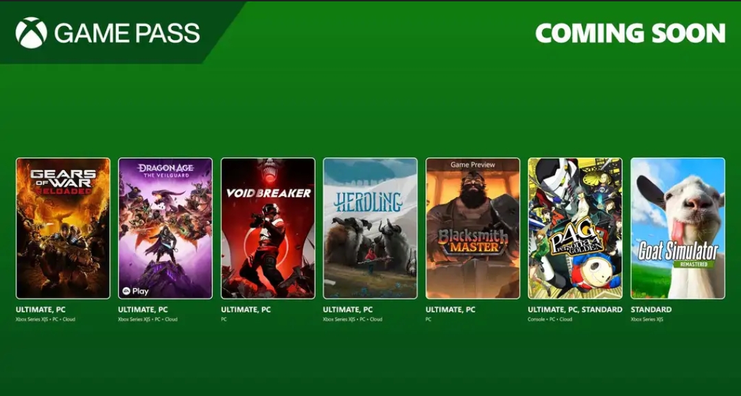 PC/Xbox Game Pass Sierpień część 2 : Dragon Age: The Veilguard, Gears of War: Reloaded, Goat Simulator Remastered