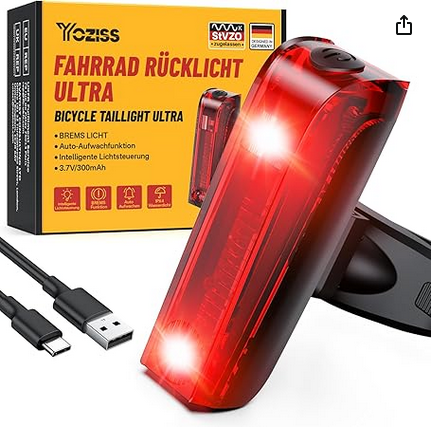 YOZISS tylna lampa rowerowa LED Amazon