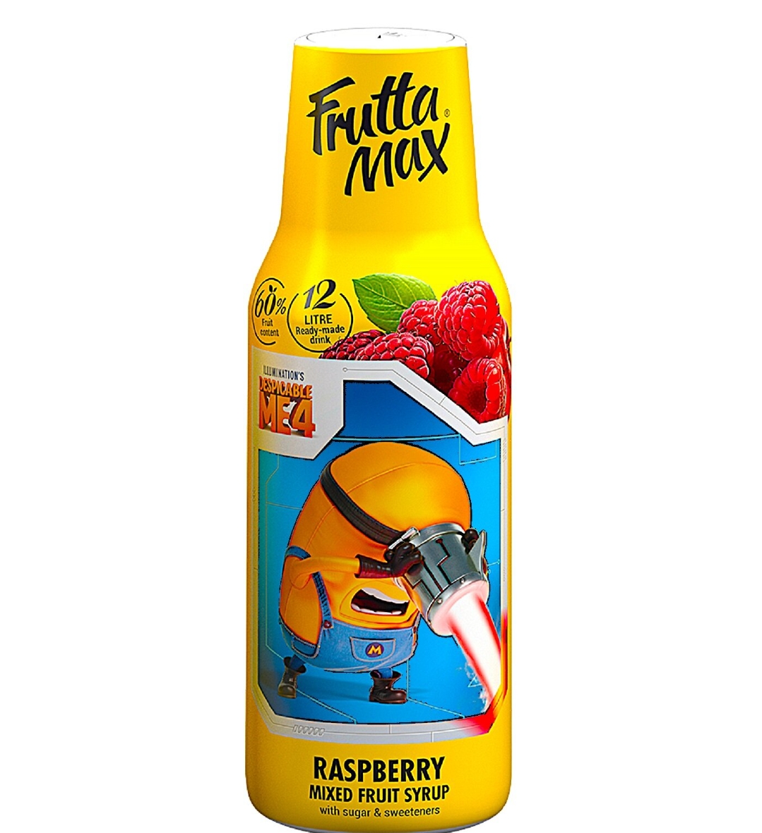 Syrop do saturatorów FRUTTAMAX Malina Minionki 500 ml
