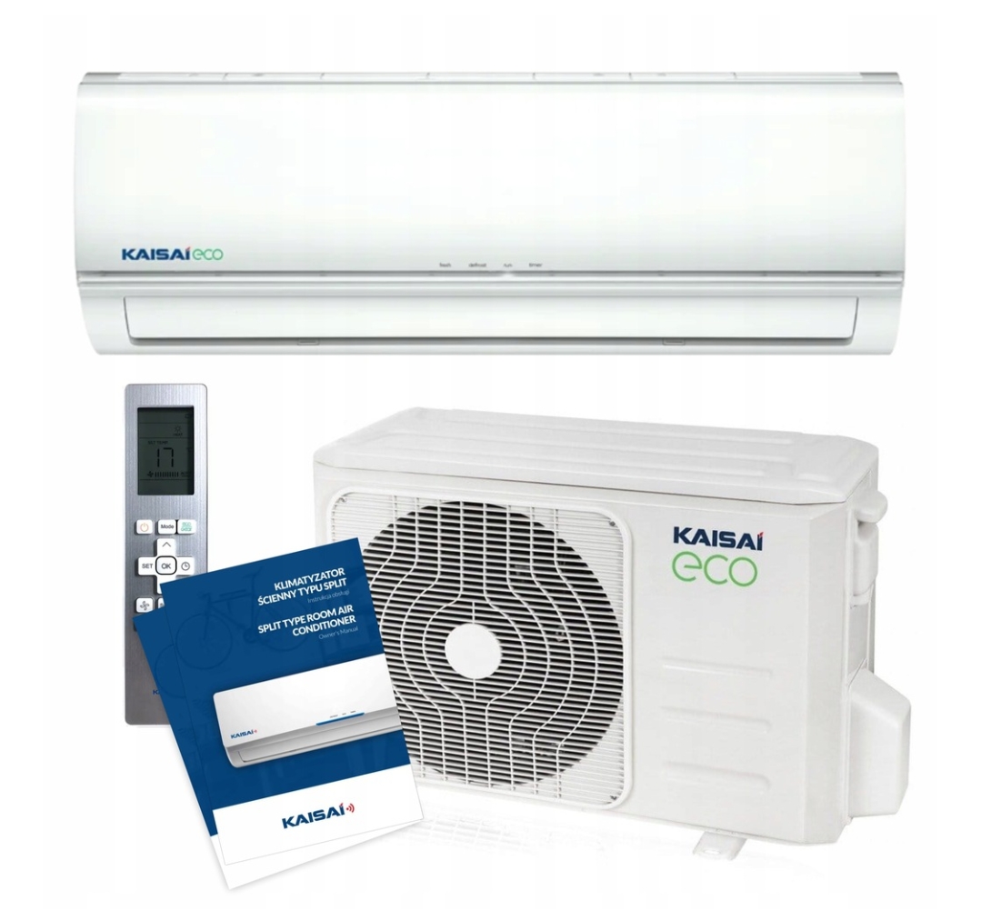 Klimatyzator ścienny KAISAI ECO Split 3,5kW 40m2