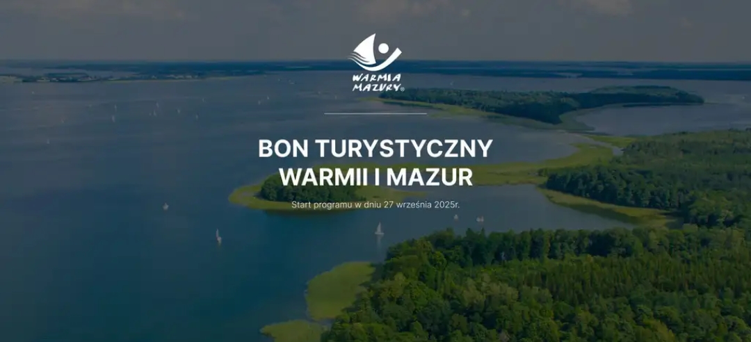 Warmińsko-Mazurski Bon Turystyczny . Kwoty Bonów od 200 do 500 zł