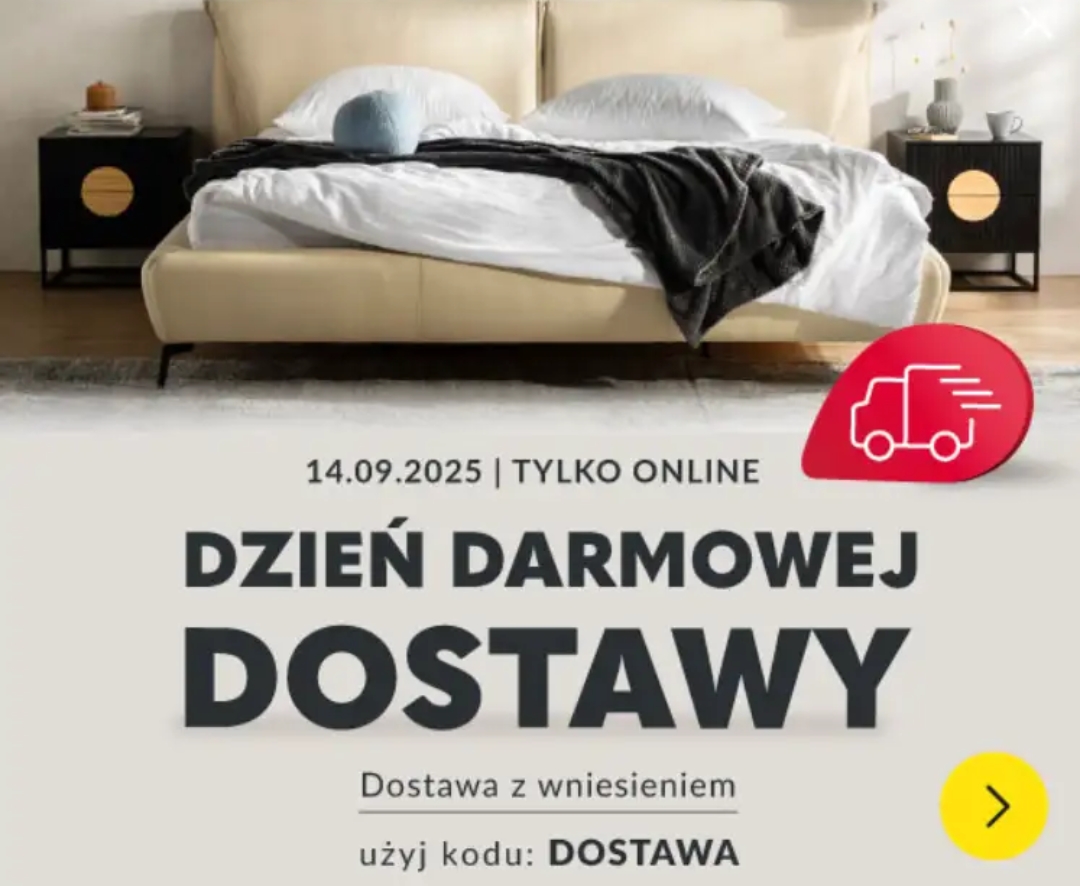 Agata Meble - darmowa dostawa z wniesnieniem