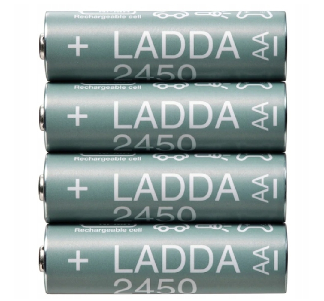 Akumulatorki baterie IKEA LADDA AA R6 2450mAH 4 szt.