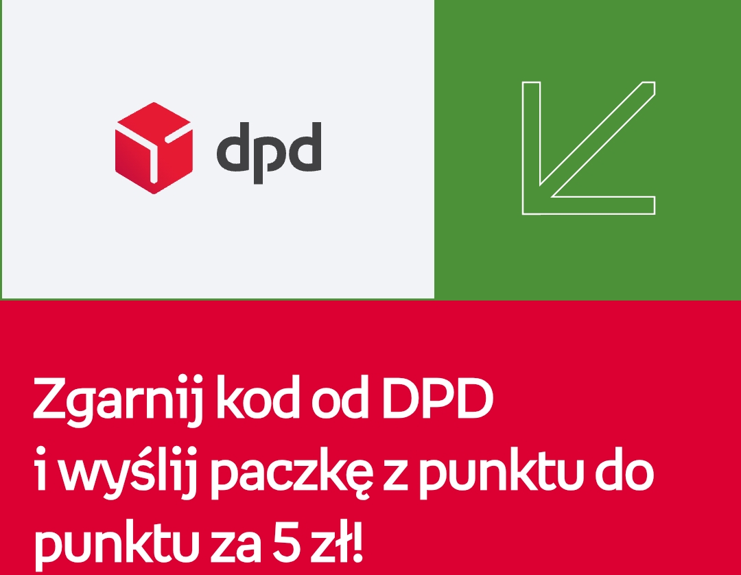 DPD - nadanie paczki do 5 kg punkt-punkt za 5 zł