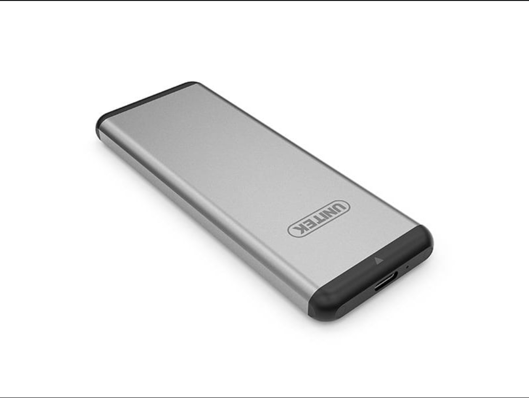 Unitek Obudowa do dysku M.2 (USB-C, aluminium, srebrny)