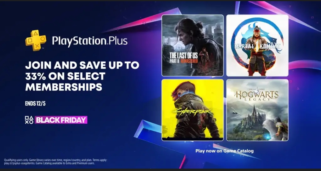PlayStation Plus Essential/Extra/Premium do 33% taniej na Black Friday (PS4, PS5)