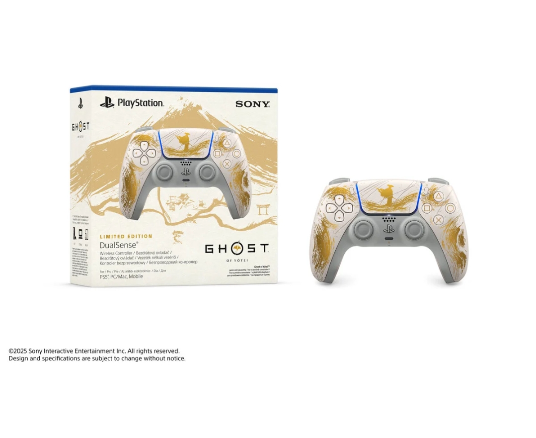 Kontroler bezprzewodowy DualSense® – edycja limitowana Ghost of Yōtei™ Gold