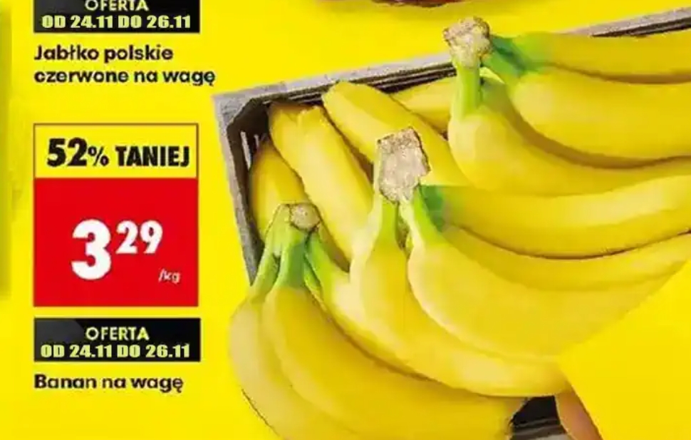 Banany 1 kg @Biedronka