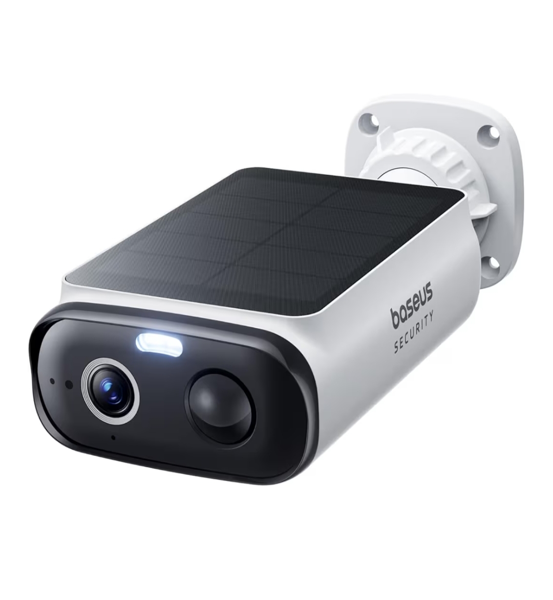 Baseus Security S1 Lite Solocam kamera do monitoringu, zewnętrzna, bateria solarna, WLAN, odporna na warunki atmosferyczne IP67