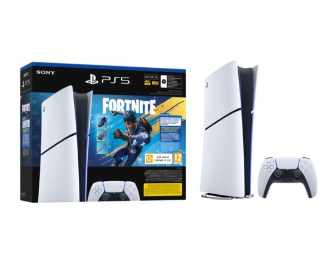Konsola SONY PlayStation 5 Digital Slim Edition 825GB E-chassis + Fortnite Pakiet Rozkwitający Chaos