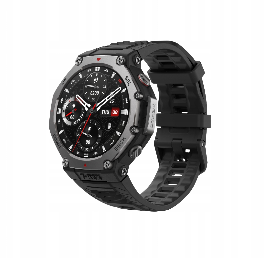 Smartwatch Amazfit T-Rex 3 GPS 48,5 mm Amoled NFC Wi-Fi Bluetooth 10 ATM Bl