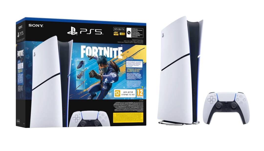 Konsola SONY PlayStation 5 Digital Slim Edition 825GB E-chassis + Fortnite Pakiet Rozkwitający Chaos ( cena w ratach )