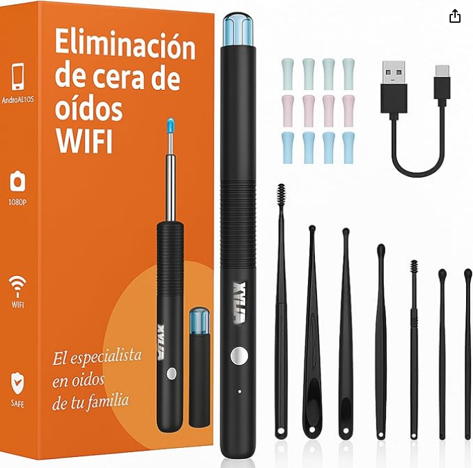 Otoskop woskowy do uszu Xylla 3,5 mm, endoskop z kamerą Amazon