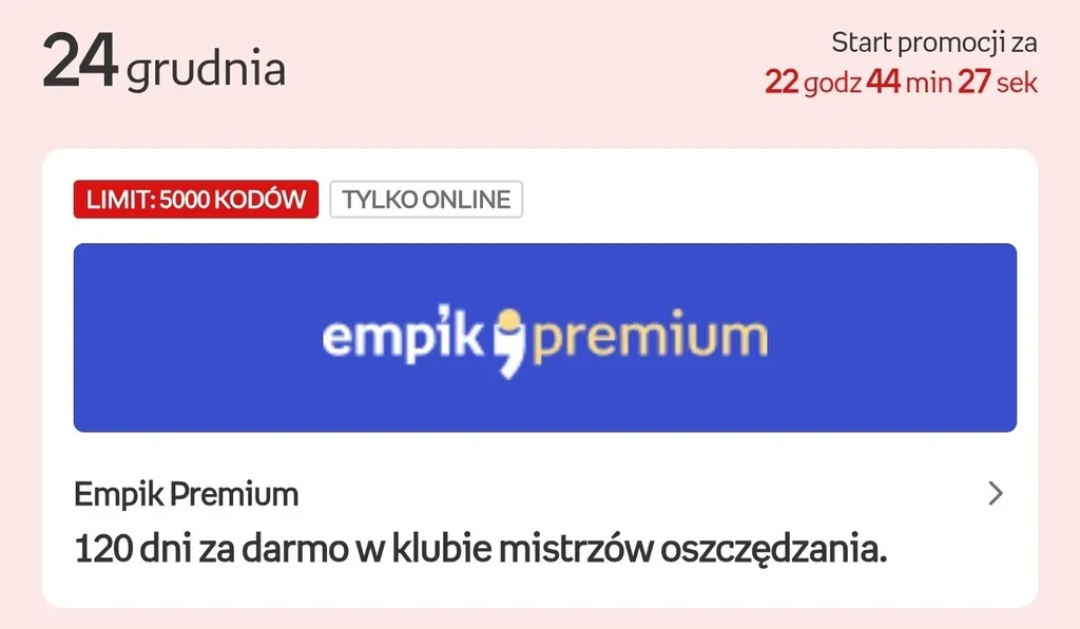 Empik Premium - 120 dni za darmo!