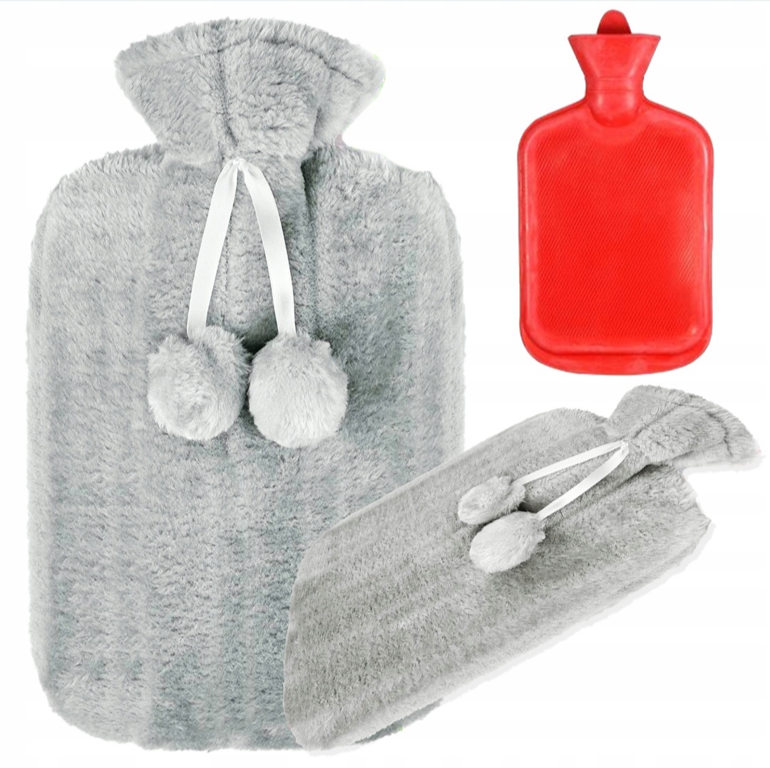 Termofor 2l z pluszowym pokrowcem