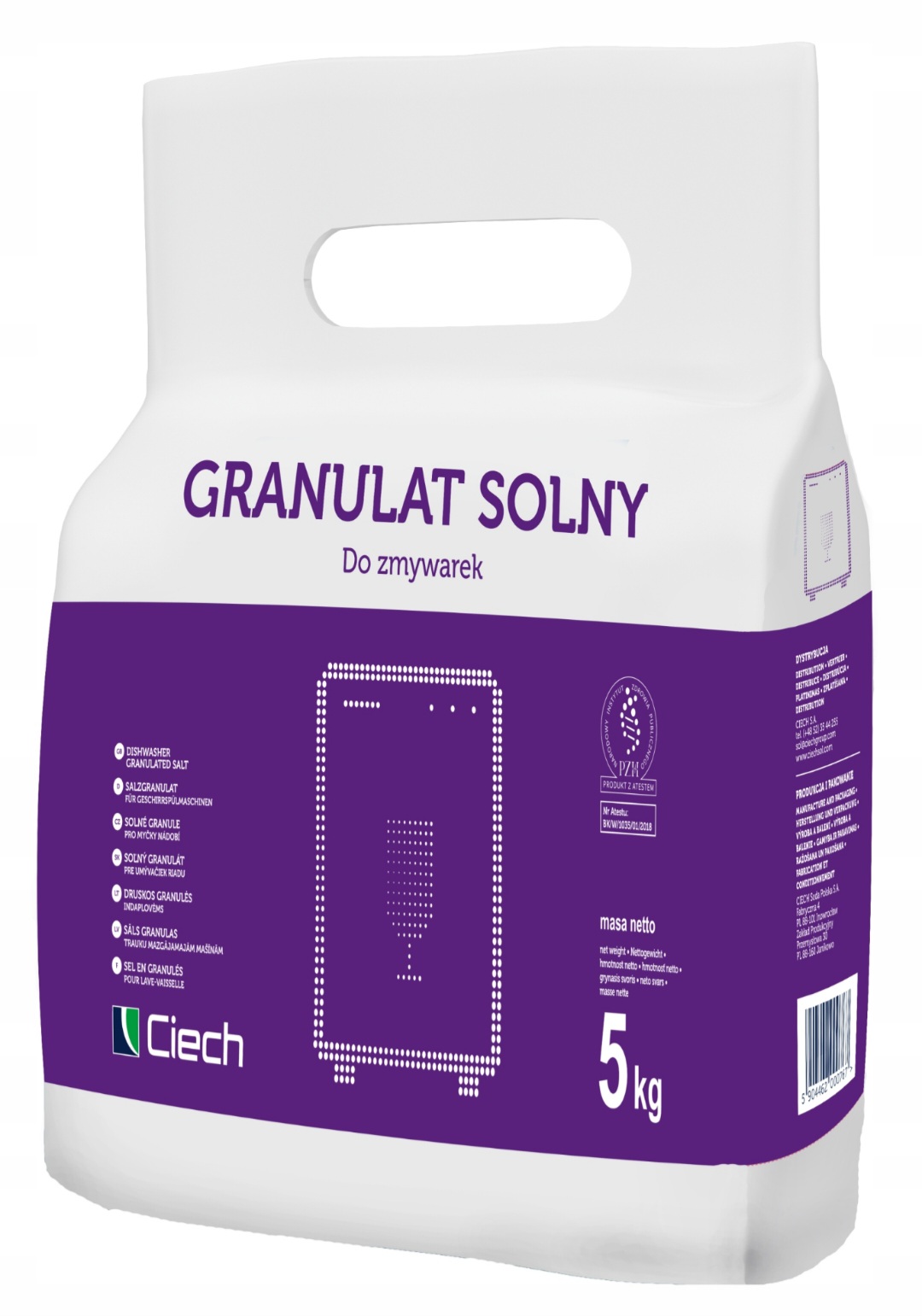 Sól do zmywarki - granulat 5kg