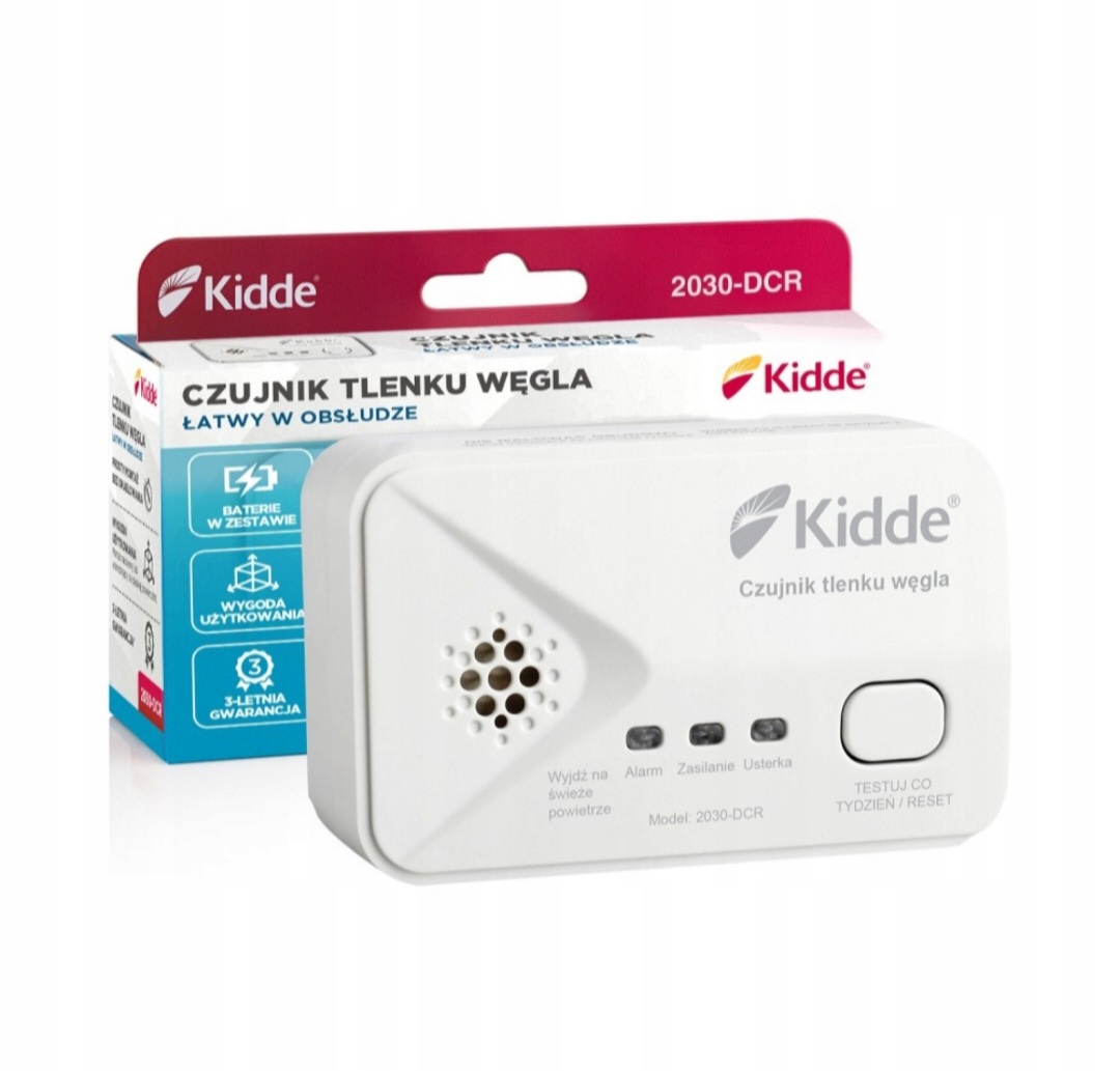 Kidde - Czujnik tlenku węgla 2030-DCR
