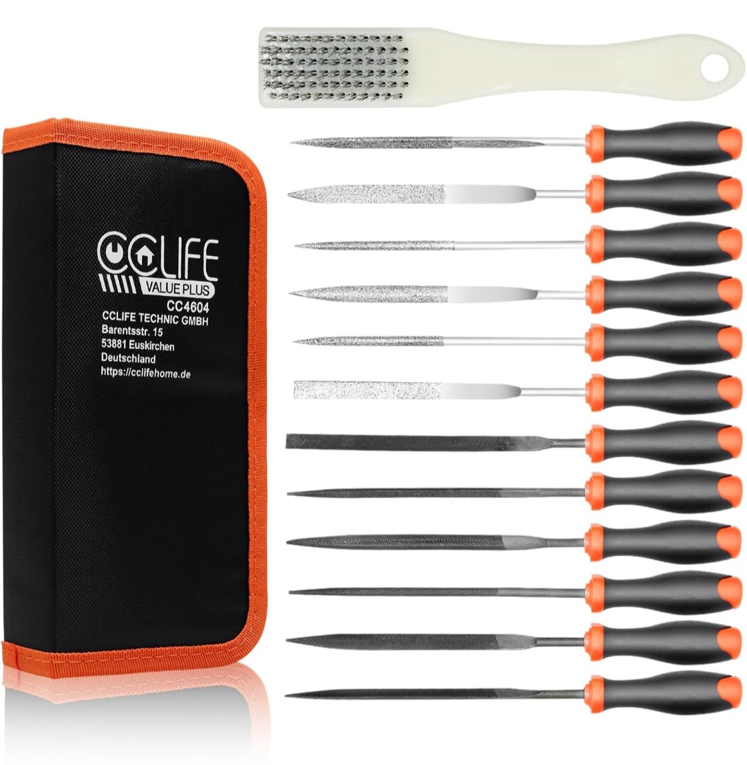 13-częsciowy zestaw pilników metalowych