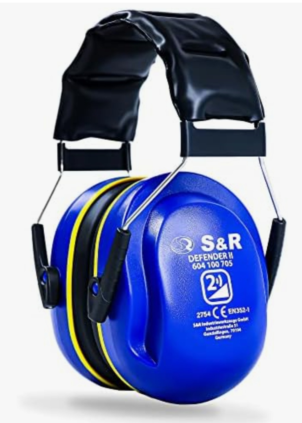S&R DEFENDER I nauszniki ochronne, profesjonalna ochrona słuchu SNR 29,8 dB