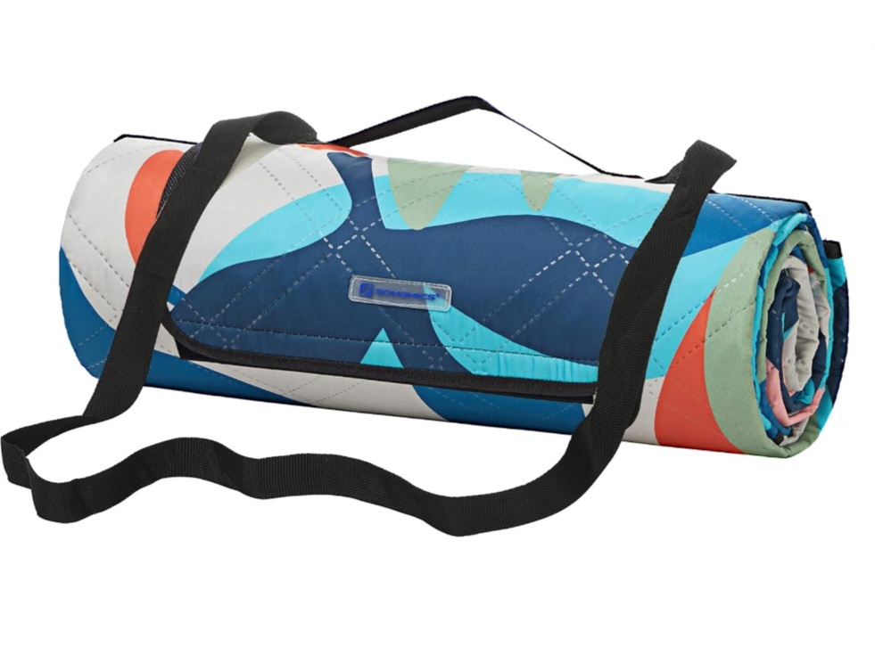 SONGMICS Koc piknikowy 200 x 200 cm, wodoodporny