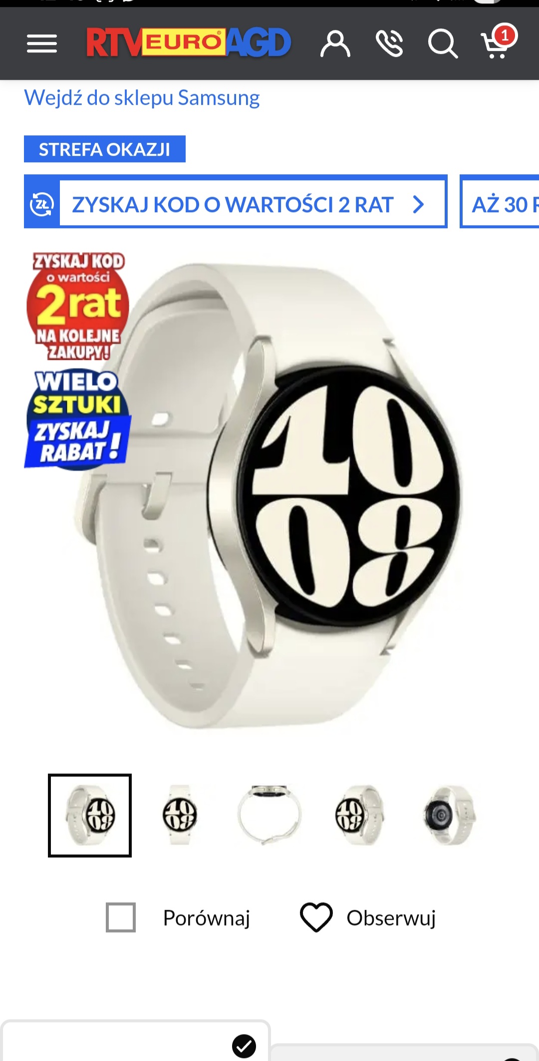 Samsung watch 6 40mm