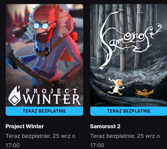 Samorost 2 oraz Project Winter za darmo w sklepie Epic Games (18-25.09)