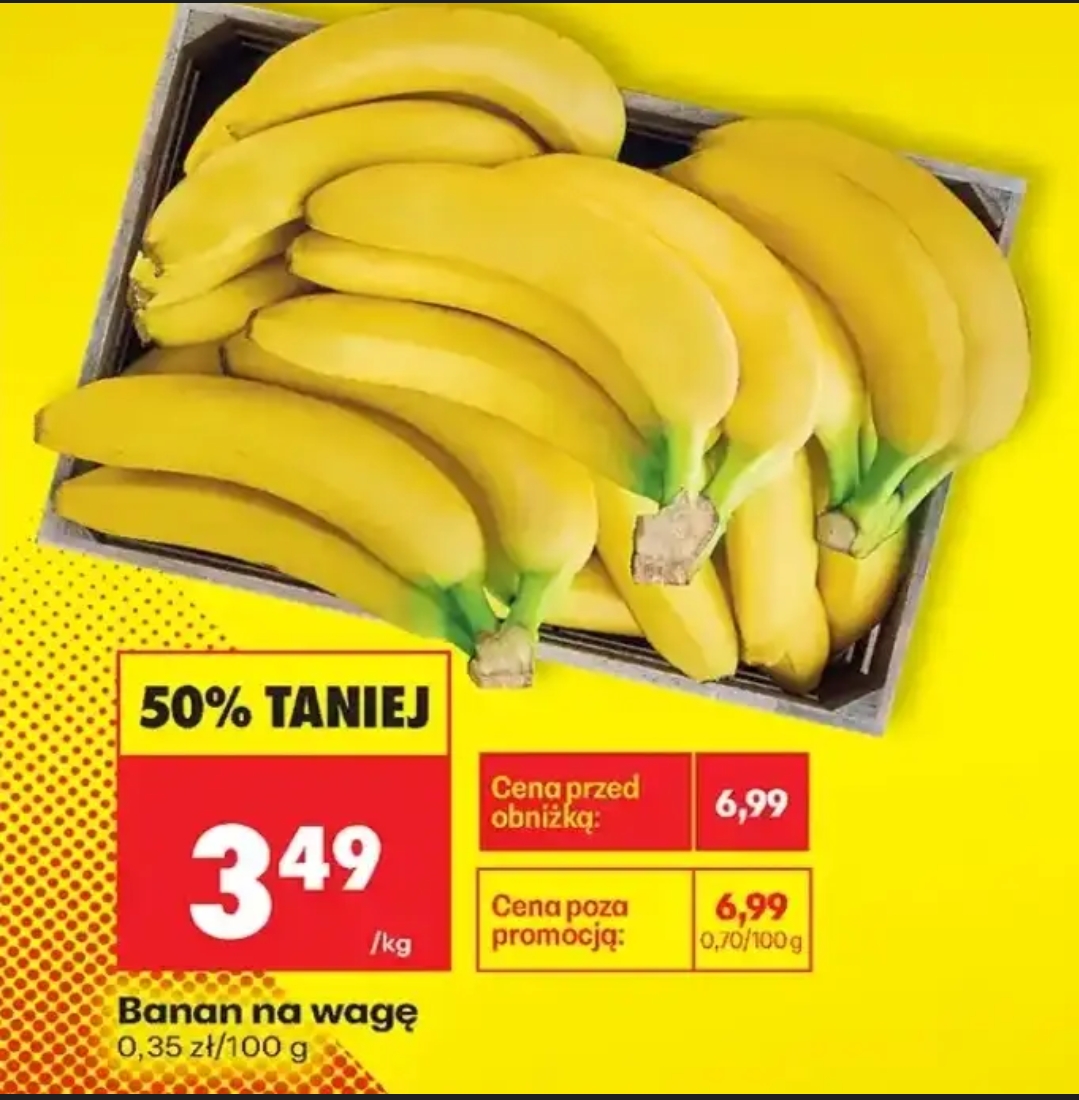 Banany 1kg @Biedronka