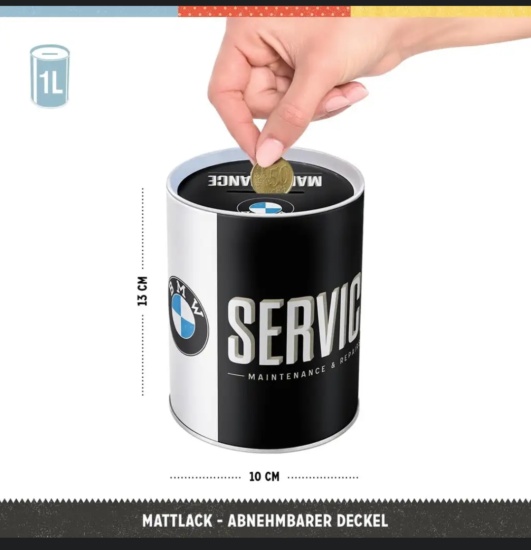 Skarbonka na serwis BMW