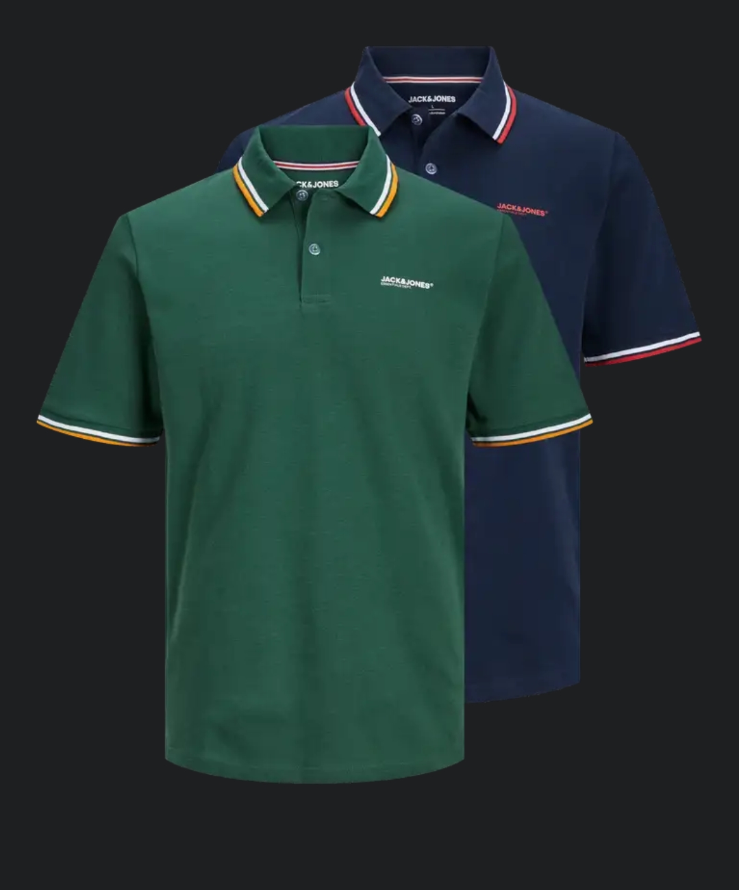 2-PAK Koszulka Polo Jack&Jones - pełna rozmiarówka