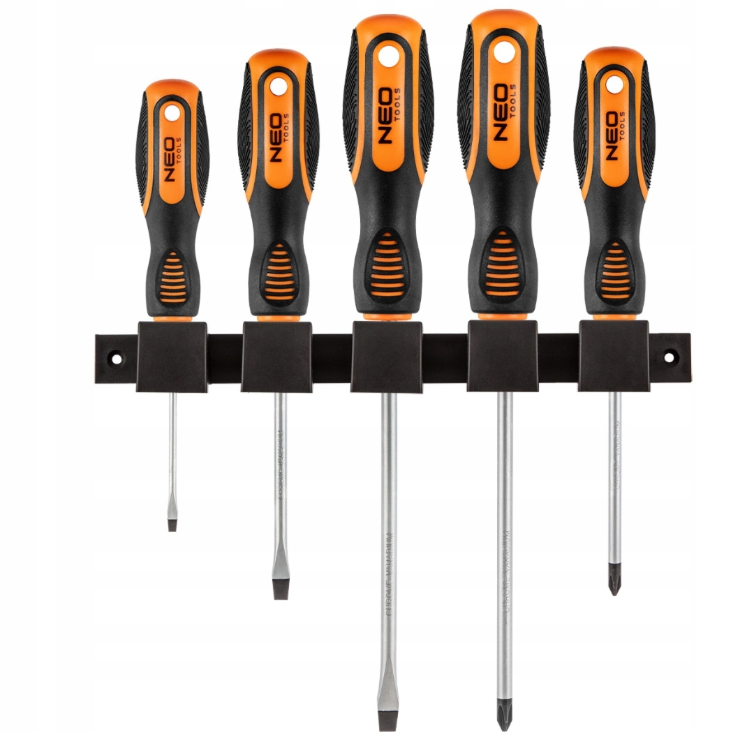 Wkrętaki śrubokręty magnetyczna końcówka zestaw 5 szt., NEO TOOLS 04-192