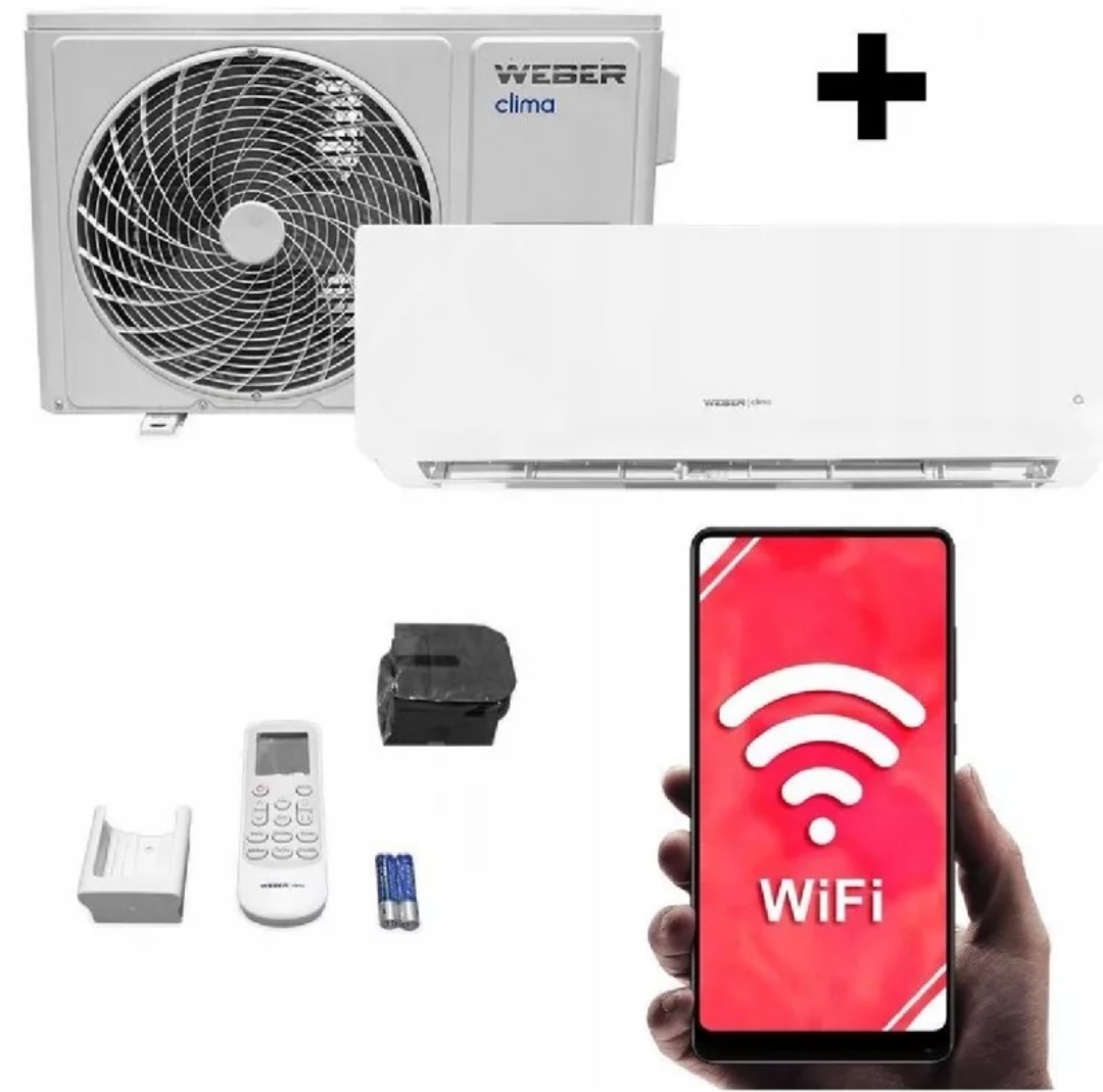 Klimatyzator ścienny WEBER CLIMA Q 2,6 kW + 4D + WiFi