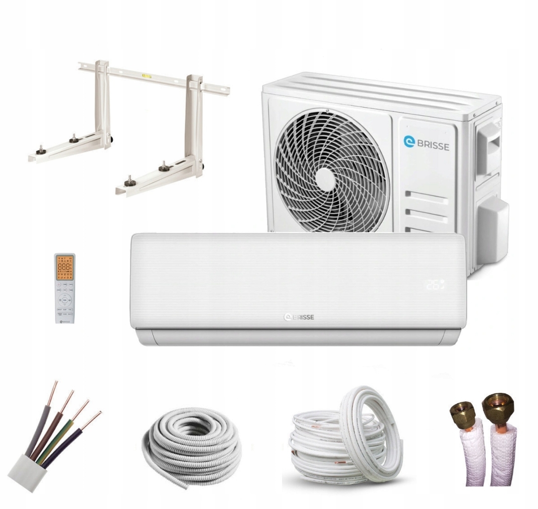 Klimatyzator Brisse 3,5kW WiFi samodzielny zestaw