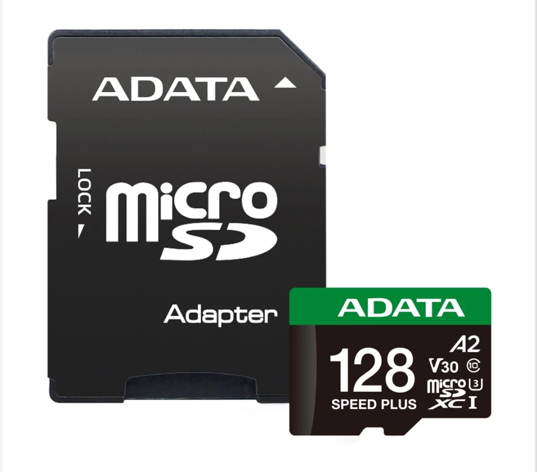 ADATA 128GB microSDXC Speed plus UHS-I U3 V30