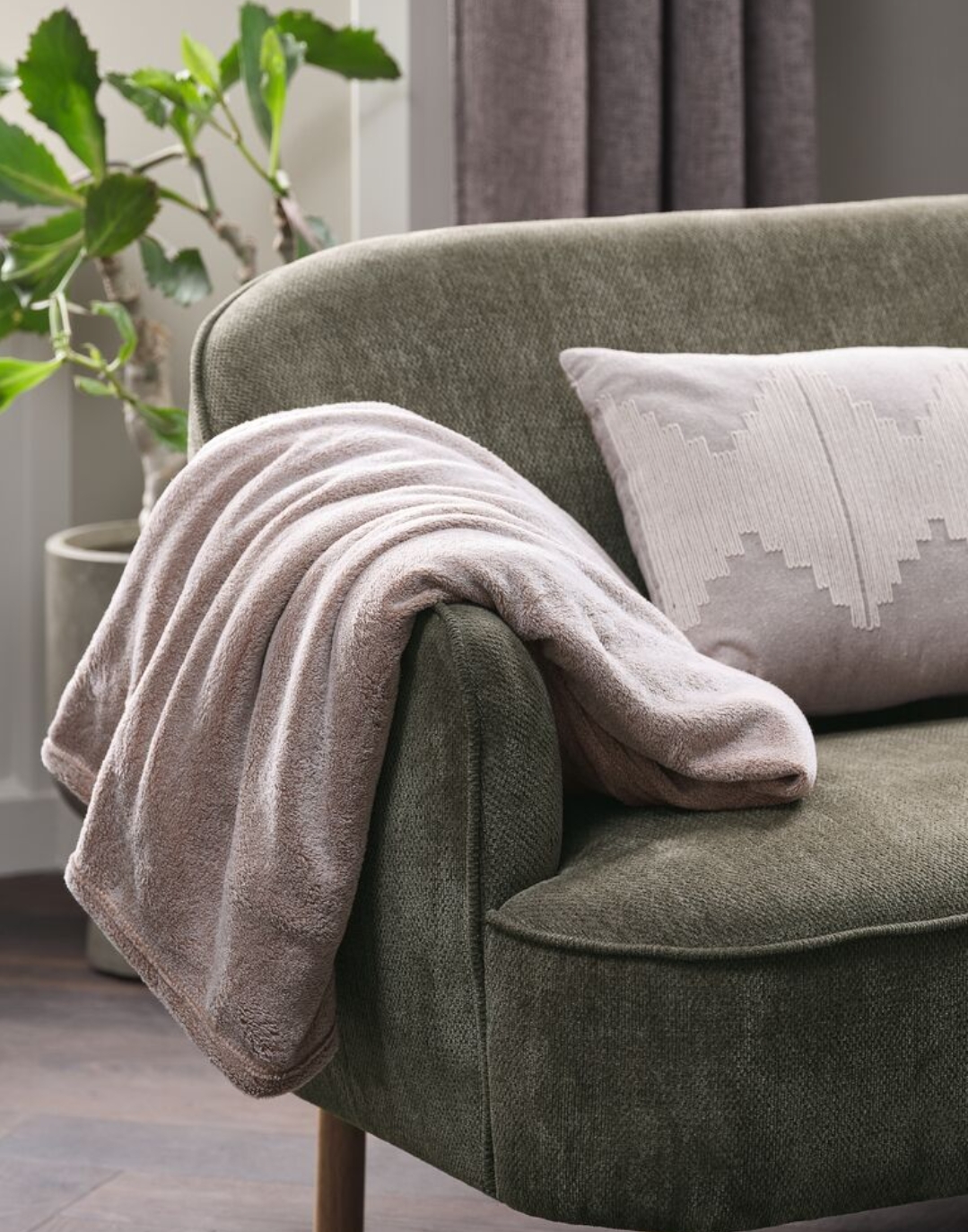 KRATTFIOL Koc z polaru KRATTFIOL 200x220 szarobrązowy