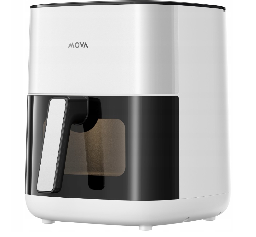 MOVA FD10s Pro Airfryer 2000W 2 Grzałki Góra i Dół 6L Okienko Podgląd Biały