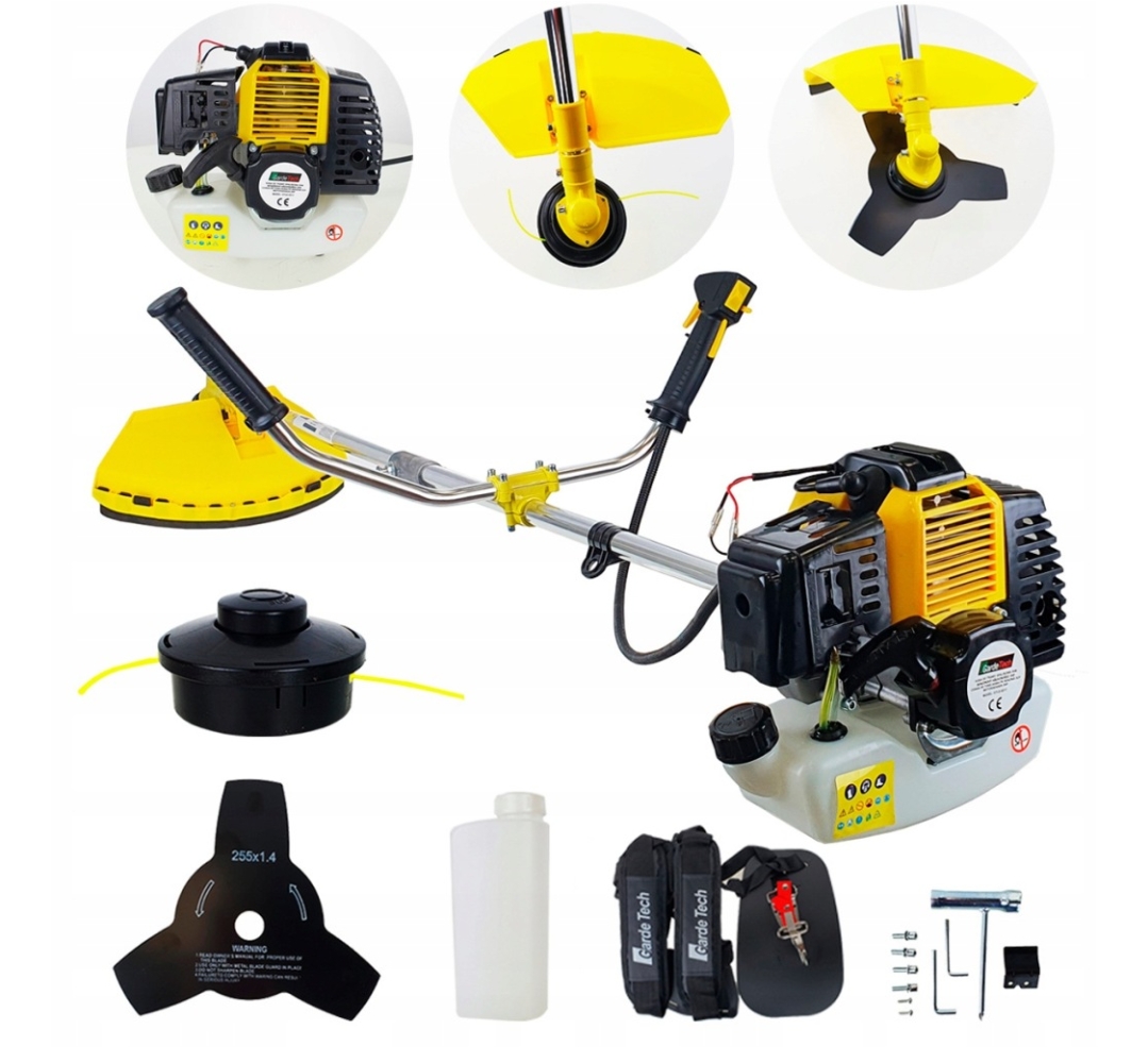 KOSA SPALINOWA MOCNA PODKASZARKA GARDETECH 7KM eps ZESTAW