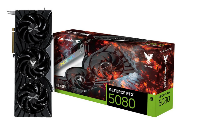 Karta graficzna GAINWARD GeForce RTX 5080 Phoenix 16GB GDDR7 DLSS4 NE75080019T2-GB2031X