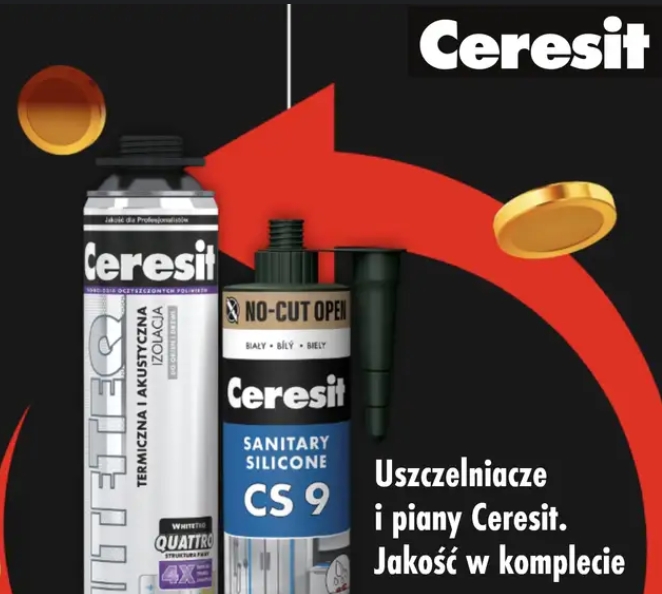 Ceresit - zwrot za klej albo silikon