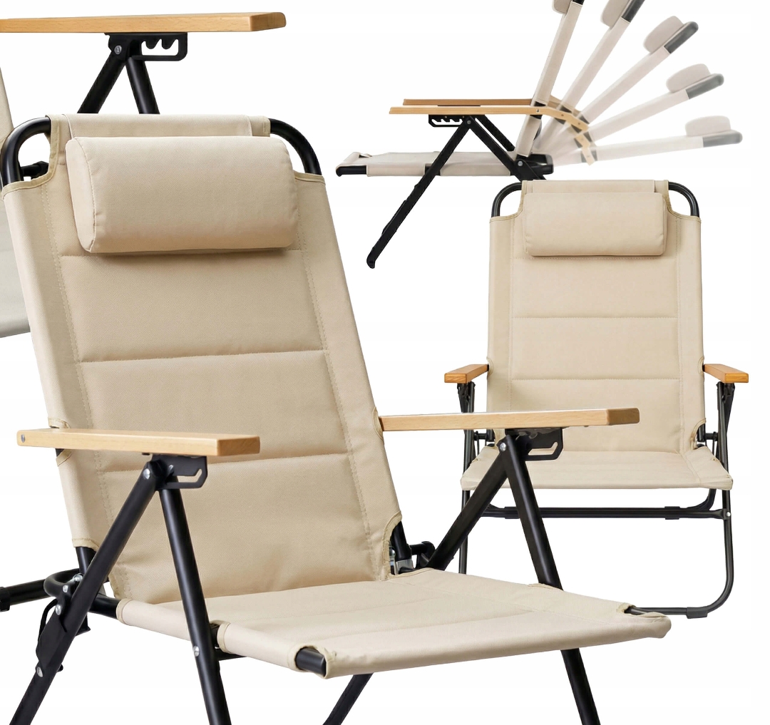 STAZER DOHA Krzesło ogrodowe mocne metalowe