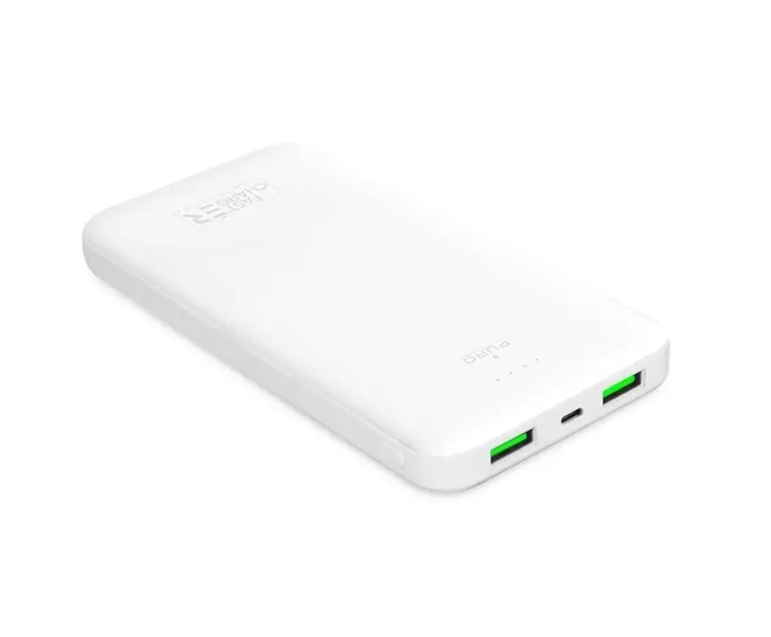 Powerbank Puro White Fast Charger 10000mAh 12W Biały